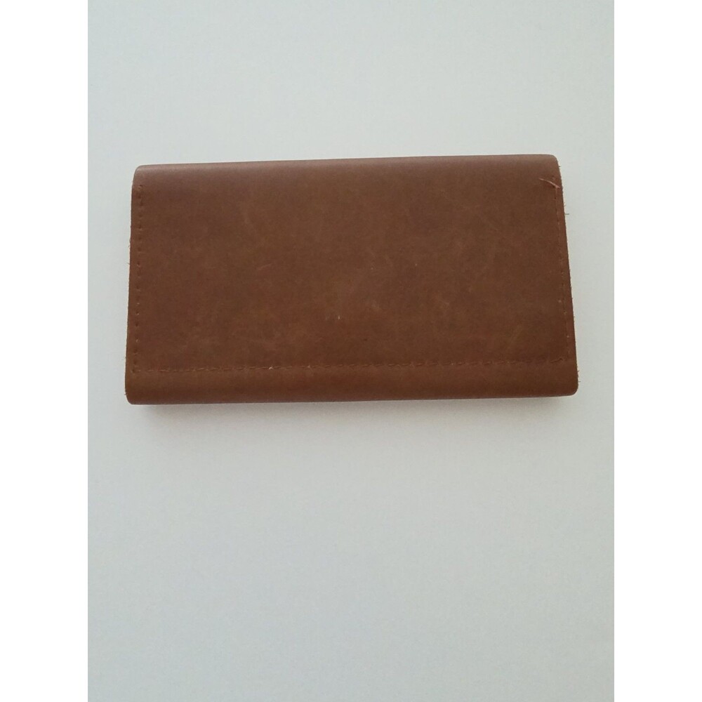 Portland Leather Goods RANCHER Trifold Wallet Brown Genuine Leather Snap - Picture 3 of 7